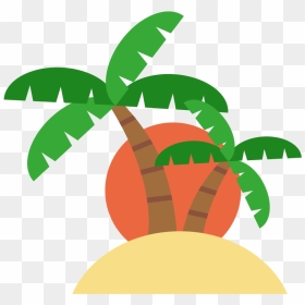 Island Icon Png, Transparent Png - tree vector png