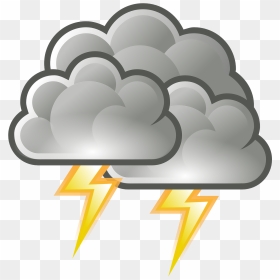 Storm Clip Art, HD Png Download - thunder png