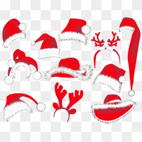 Christmas Hats Clipart Clip Transparent Library Christmas - Christmas Holiday Hat Vector, HD Png Download - elf hat png
