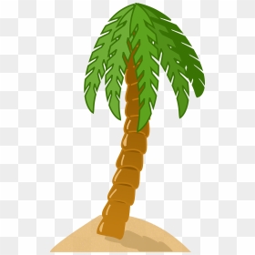 Transparent Palm Tree Vector Png - Dead Palm Tree Clipart, Png Download - tree vector png