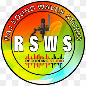 Raj Sound Waves Studio - Circle, HD Png Download - sound waves png