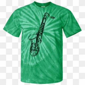 Sax Tie Dye T Shirt - Geronimo Stilton T Shirt, HD Png Download - saxophone png