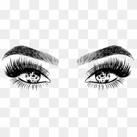 Cartoon Eyebrow Png - Lashes And Brows Png Transparent, Png Download - vhv