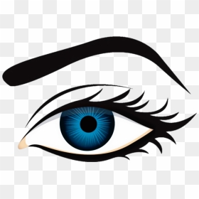 Eyebrow Clipart Colorful Eye - Clip Art Colour Ful Pic Eye, HD Png Download - eyebrow png