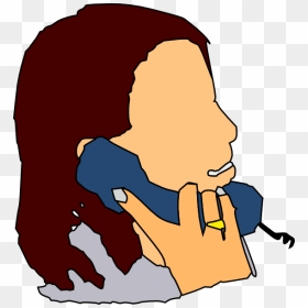 Talk On Phone Clipart, HD Png Download - people talking png