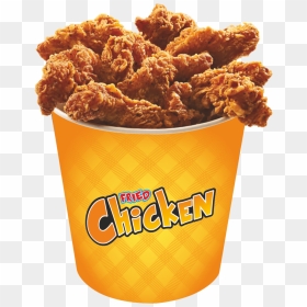 Fried Chicken Packaging And Promotional Items Makfry - Fried Chicken Bucket Png, Transparent Png - fried chicken png