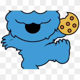 Cookie Monster Clipart Well Known - Cartoon Baby Cookie Monster, HD Png Download - cookie monster png