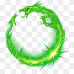 Flame Green Circle - Transparent Blue Fire Circle Png, Png Download - png circle