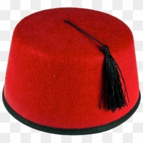 Fez With Black Tassel Transparent Png - Fez Png, Png Download - elf hat png