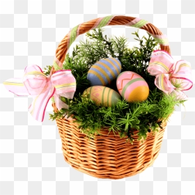 Easter Basket Eggs Png - Easter Basket Transparent Background, Png Download - eggs png