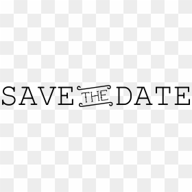 Typography Vector Save The Date - Homestuck, HD Png Download - save the date png