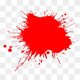 Red Paint Splatter Png, Transparent Png - splat png
