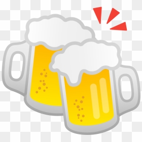 Clinking Beer Mugs Icon - Beer Icon Png, Transparent Png - beer mug png