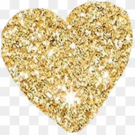 Thumb Image - Gold Glitter Love Heart, HD Png Download - heart png transparent