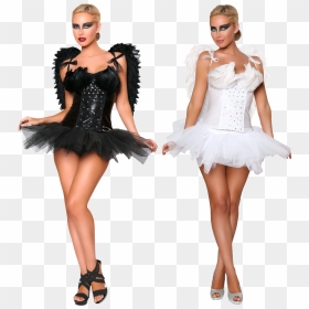Sexy Women / Girl - Womens Sexy Black Swan Costumes, HD Png Download - sexy girl png