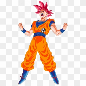 Goku Super Saiyan God Png, Transparent Png - god png