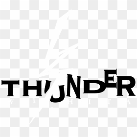 Thunder Black And White Logo Png Images - Thunder, Transparent Png - thunder png