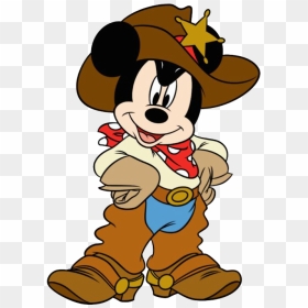 Cowboy Clipart Png - Mickey Mouse Cowboy, Transparent Png - cowboy png