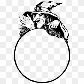 Witch With Crystal Ball Clip Arts - Prima Aprilis Żarty Memy, HD Png Download - crystal ball png