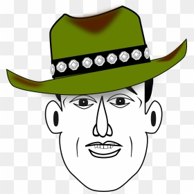 Happy Cowboy Clip Arts - Cartoon Topi Cowboy, HD Png Download - cowboy png