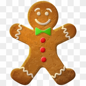 Gingerbread Man Ornament Png Clip-art Image​ - Gingerbread Man Png, Transparent Png - cookies png