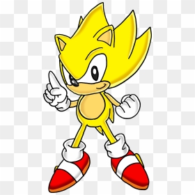 Sonic The Hedgehog Clipart Super Sonic - Super Sonic The Hedgehog Classic, HD Png Download - sonic the hedgehog png