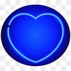 Neon Heart Png Clipart - Circle, Transparent Png - neon png