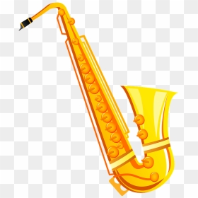 Saxophone Musical Instrument Clipart - 無料 イラスト サックス, HD Png Download - saxophone png