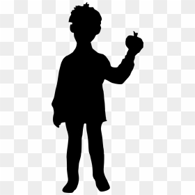 Boy Silhouette Transparent Background, HD Png Download - bloody handprint png