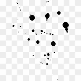 Black Paint Splat Svg Clip Arts - Monochrome, HD Png Download - vhv