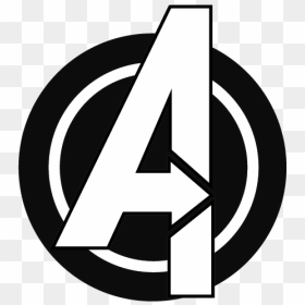 White Avengers Logo Png, Transparent Png - avengers logo png