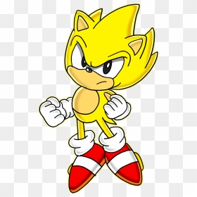Classic Super Sonic - Sonic The Hedgehog Classic Super Sonic, HD Png Download - sonic the hedgehog png