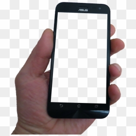 Download Mobile Cell Phone In Hand Png Transparent - Telephone Android Png, Png Download - android mobile png