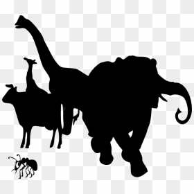 Animals Silhouette Clip Art - Animals Silhouette Transparent, HD Png Download - animals png