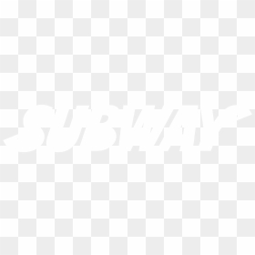 Subway Logo Black And White , Png Download, Transparent Png - subway logo png