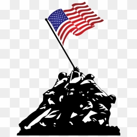 Memorial Day Focused Designs - Iwo Jima Silhouette Clip Art, HD Png Download - memorial day png