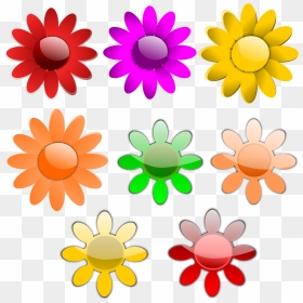Vector Flowers Clip Arts - 8 Flowers Clipart, HD Png Download - png flowers vectors