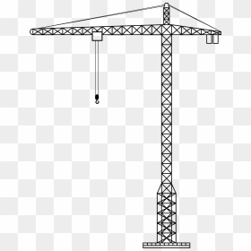 Transparent Png Stickpng - Crane Clipart Transparent, Png Download - construction png