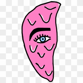 #droopy #drop #drip #drippy #paint #pink #eye #eyebrows - Eye Drip Png, Transparent Png - eyebrows png
