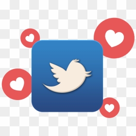 Real Twitter Likes Favorites Hype Hour Png Twitter - Instagram Logo Sticker Download, Transparent Png - twitter.png