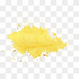 20 Yellow Watercolor Splatter - Yellow Watercolors Transparent, HD Png Download - splat png