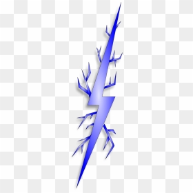Electricity Cartoon Lightning Bolt, HD Png Download - thunder png
