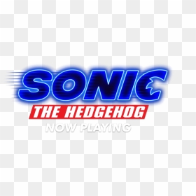 Sonic The Hedgehog Movie Logo, HD Png Download - sonic the hedgehog png
