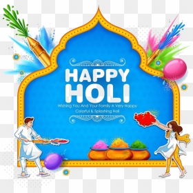 Holi Clipart , Png Download - Transparent Holi Clipart Png, Png Download - holi pichkari png