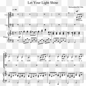 Transparent Light Shine Png - Sheet Music, Png Download - light shine png