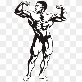 Fitness Boy Clip Arts - Muscle Man Clip Art, HD Png Download - fitness png