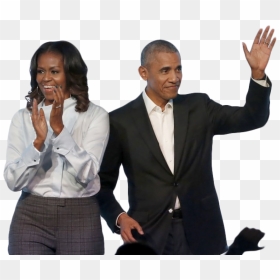 Michelle Obama Y Barack, HD Png Download - obama png