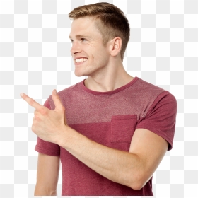 Guy Point Png, Transparent Png - pointing finger png