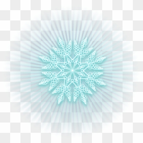 Light Blue Snowflake Clipart Clip Art Library Ice Blue - Серега Караваев, HD Png Download - light shine png