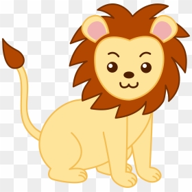 Baby Lion Face Clipart Graphic Royalty Free Lion Cub - Animal Clipart, HD Png Download - lion head png